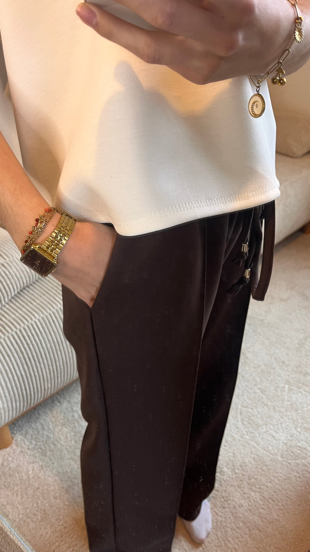 Jogging (Sarah) Marron