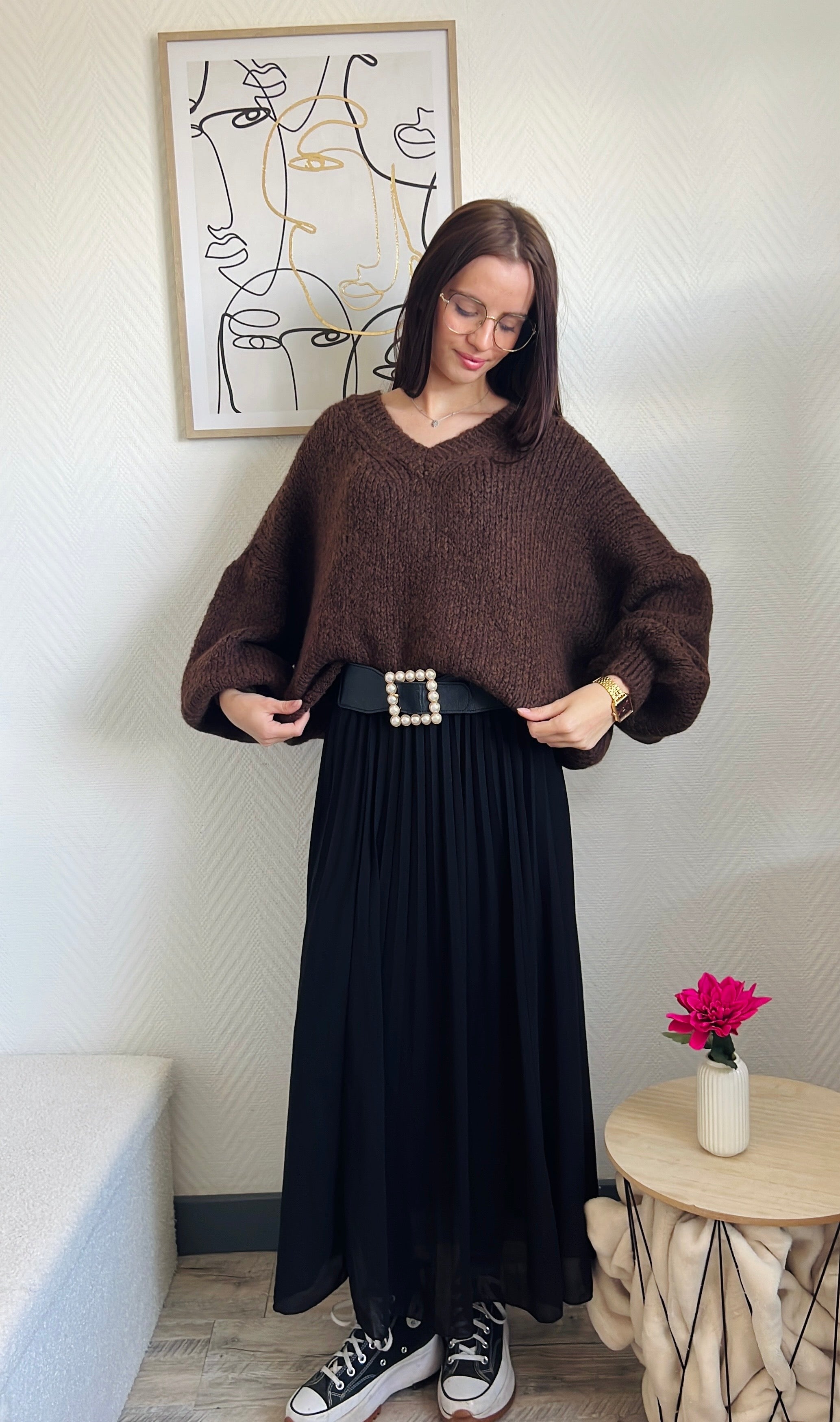 Pull (Manon) Marron